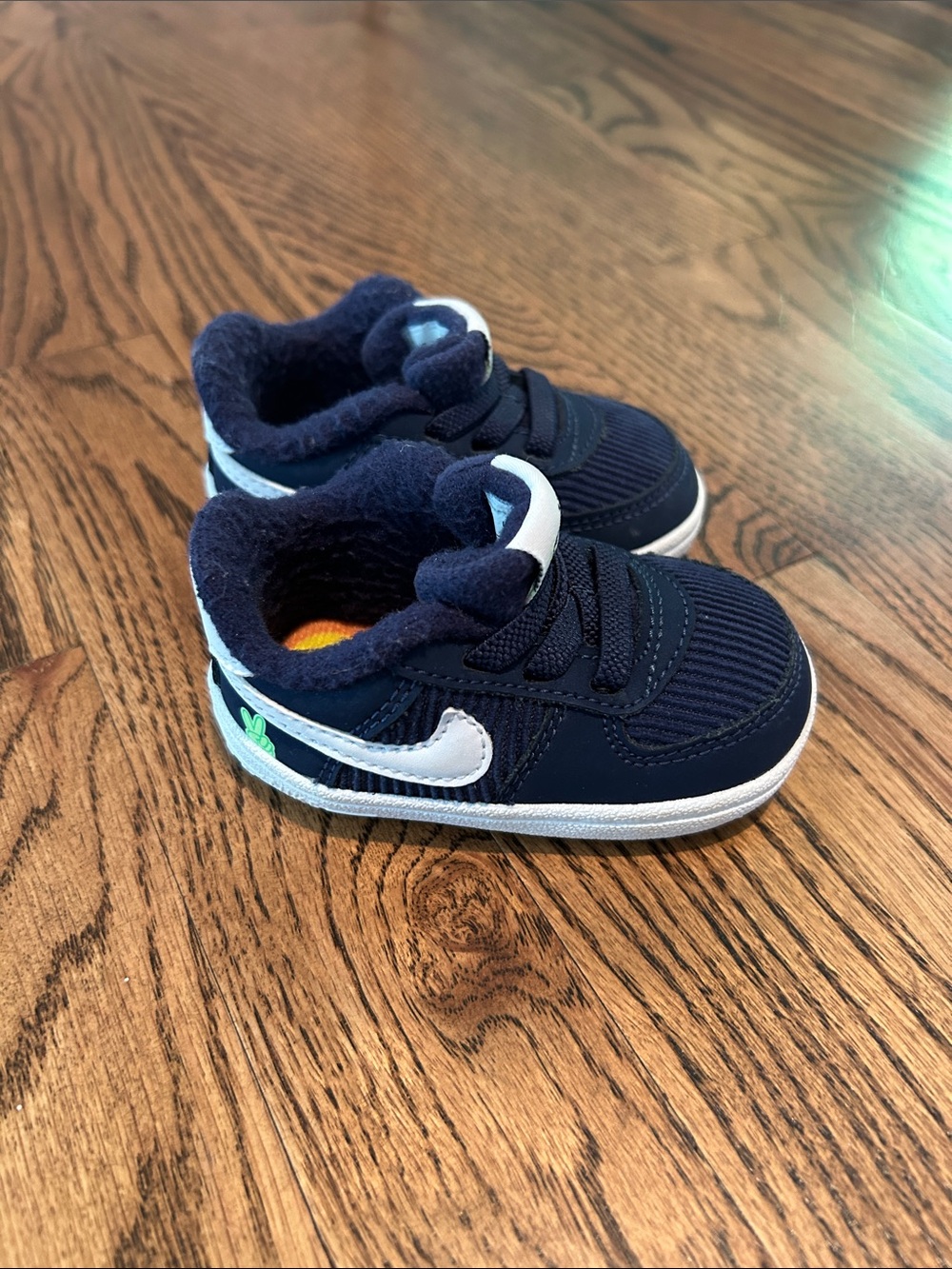 Nike Navy and White Toddler Sneakers